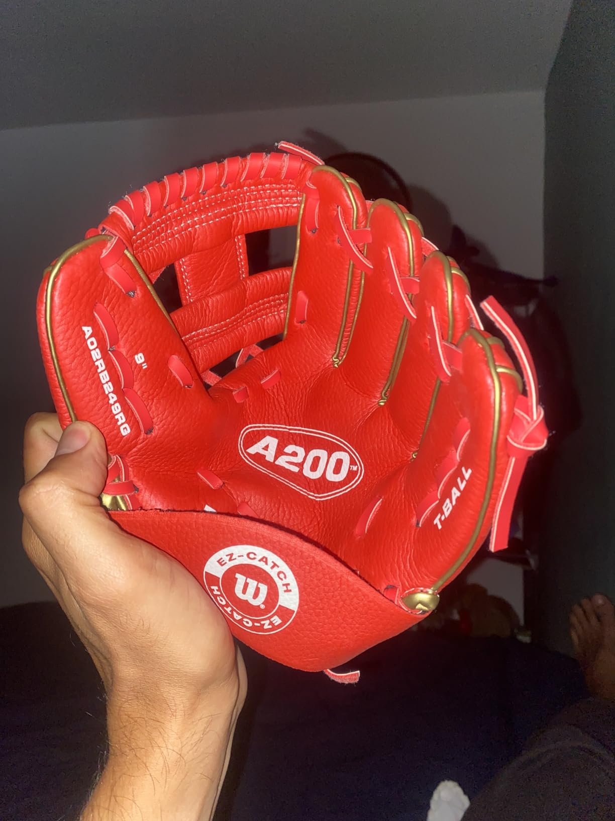 Wilson | A200 | Youth T-Ball & Baseball Glove + Mitt | Sizes 9