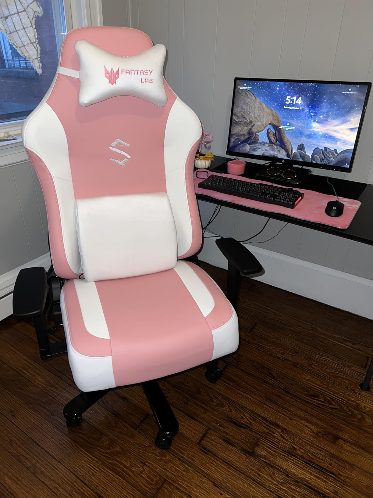 Big and Tall Gaming Chair 440LBS Gaming Chair with Metal Base Memory Foam Lumbar 4D Adjustable Armrest Computer Chair for Heavy People Ergonomic High-Back Computer Chair customer photo 1