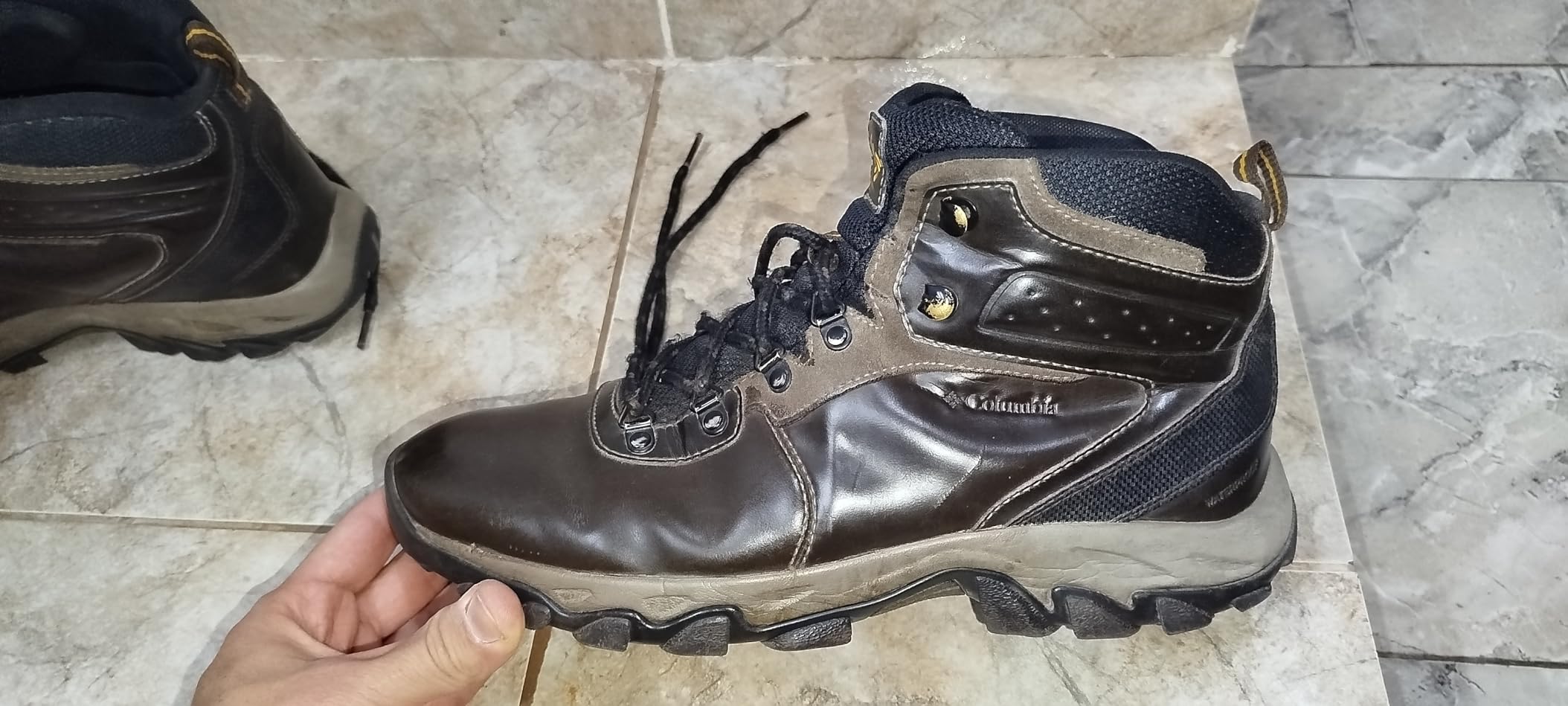 Columbia Men's Newton Ridge Plus Ii Waterproof Hiking Shoe customer photo 2
