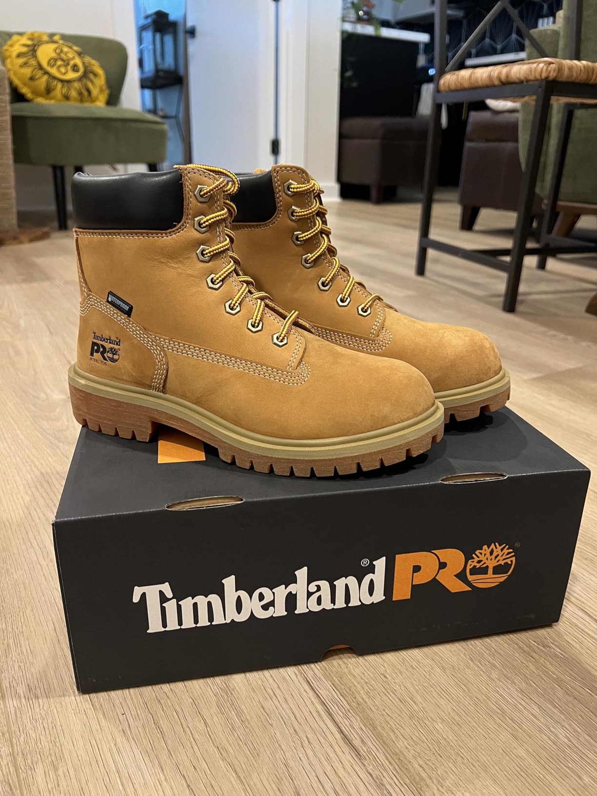 Timberland PRO Women’s Direct Attach 6 Inch Steel Safety Toe Insulated Waterproof Industrial Work Boot customer photo 2