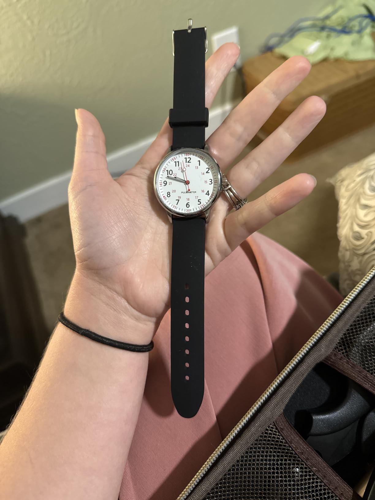 TWOPTION Nurse Watch for Women Waterproof Analog Silicone Watch with Second Hand Nursing Watch customer photo 2