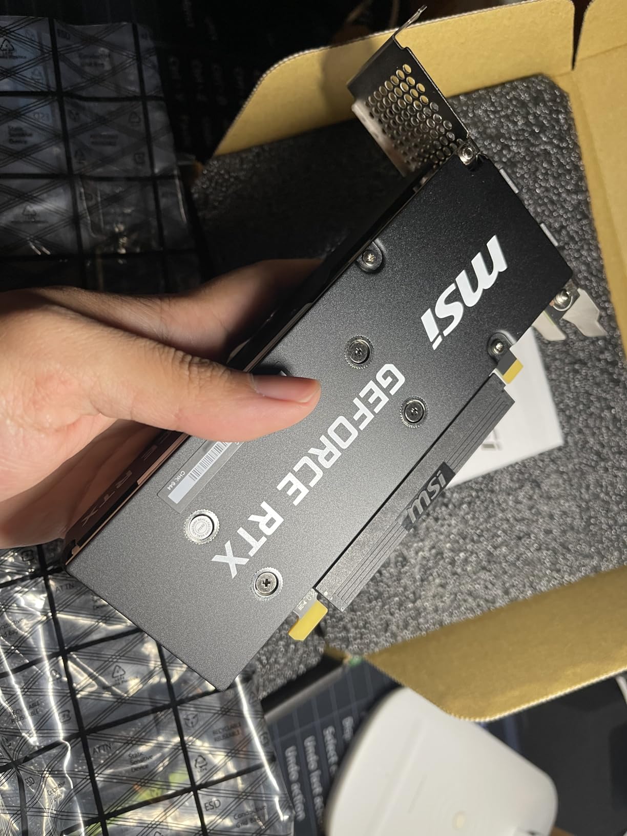 msi Gaming RTX 3050 LP 6G OC Graphics Card (NVIDIA RTX 3050, 96-Bit, Boost Clock: 1492 MHz, 6GB GDDR6 14 Gbps, HDMI/DP, Ampere Architecture) customer photo 1