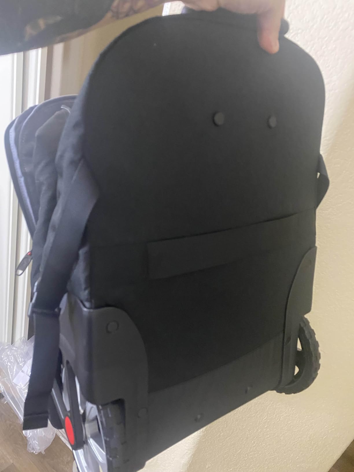 MATEIN Rolling Bag with Wheels, 17 Inch Laptop Roller Backpack for Adults customer photo 2