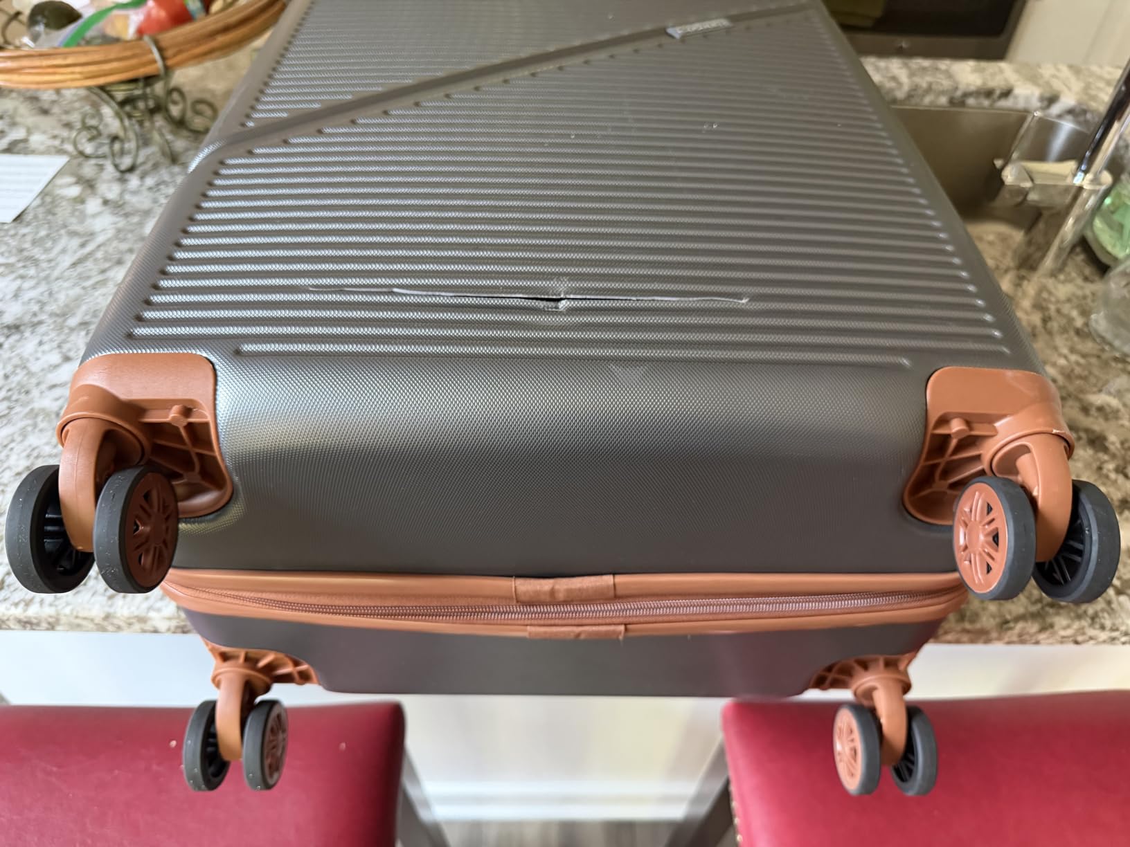 Cosbarn Luggage Sets, Durable 20,24,28 inch Suitcase Sets With Wheels customer photo 2