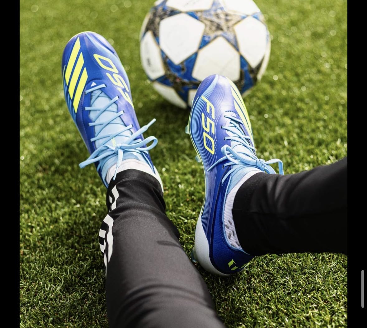 adidas Kids' F50 League Soccer Cleats customer photo 1