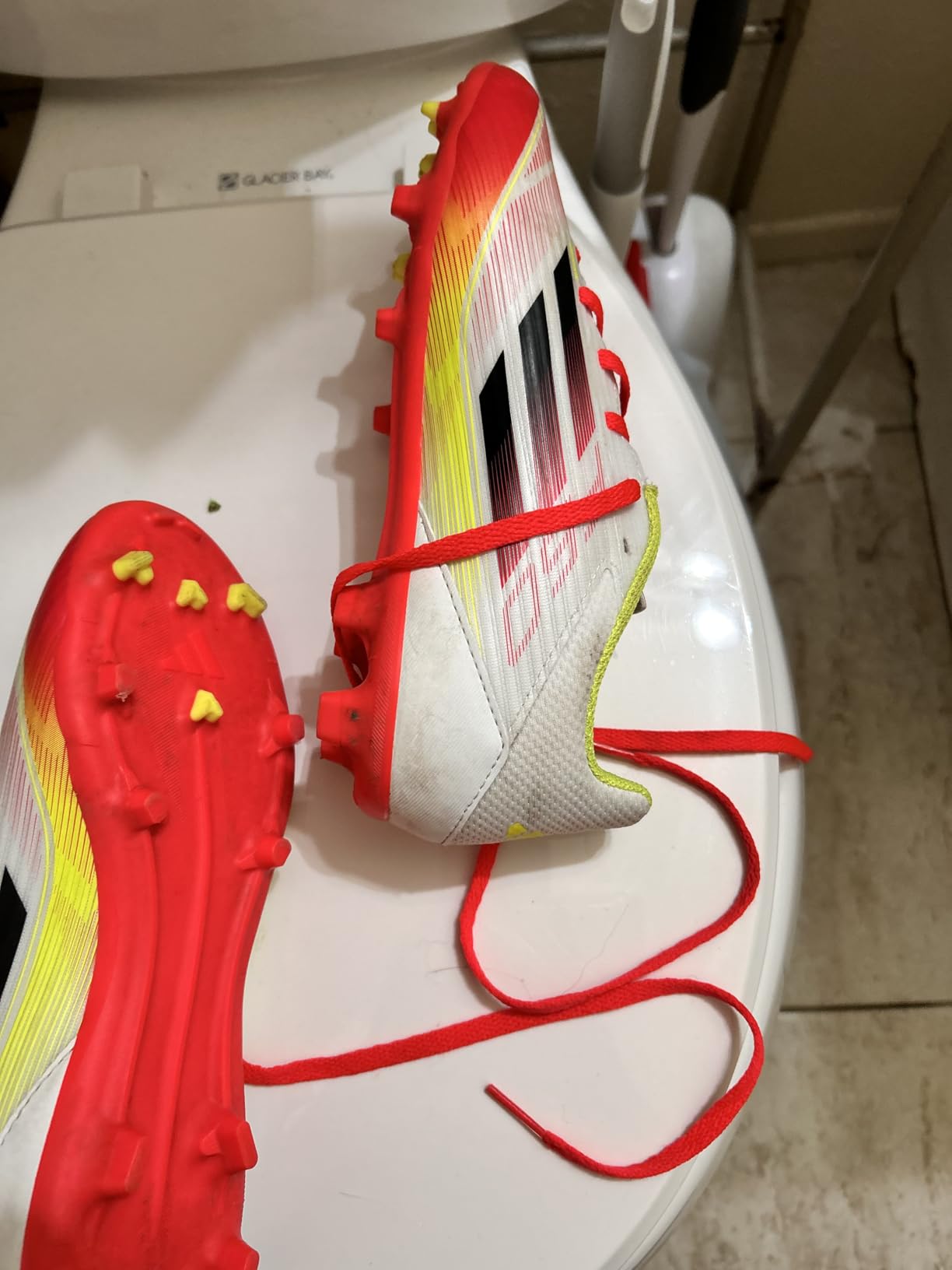 adidas Kids' F50 League Soccer Cleats customer photo 2