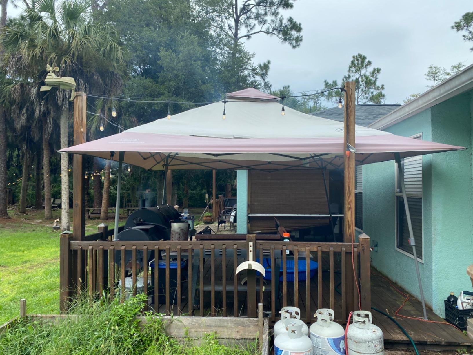 Coleman 13x13ft Instant Canopy Sun Shelter Portable Shade Tent Sets Up in 3 Minutes Vented Roof for Airflow Great for Campsite Backyard Tailgates Beach Festivals & More customer photo 1