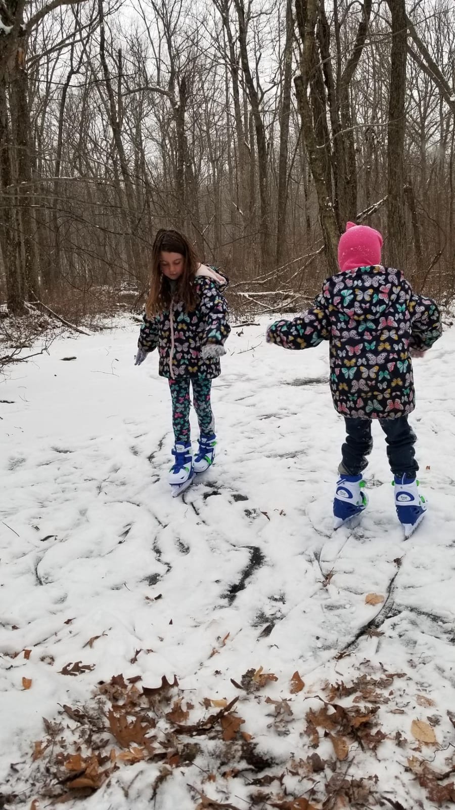 Xino Sports Adjustable Ice Skates - for Girls and Boys, Two Awesome Colors - Blue and Pink, Soft Padding and Reinforced Ankle Support, Fun to Skate!… customer photo 1