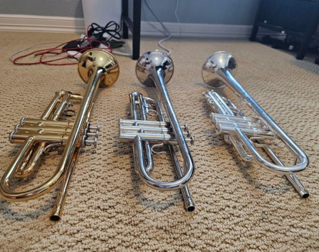 CAHAYA Bb Trumpet Instrument Brass Student Trumpet Trompeta Set Gold customer photo 1