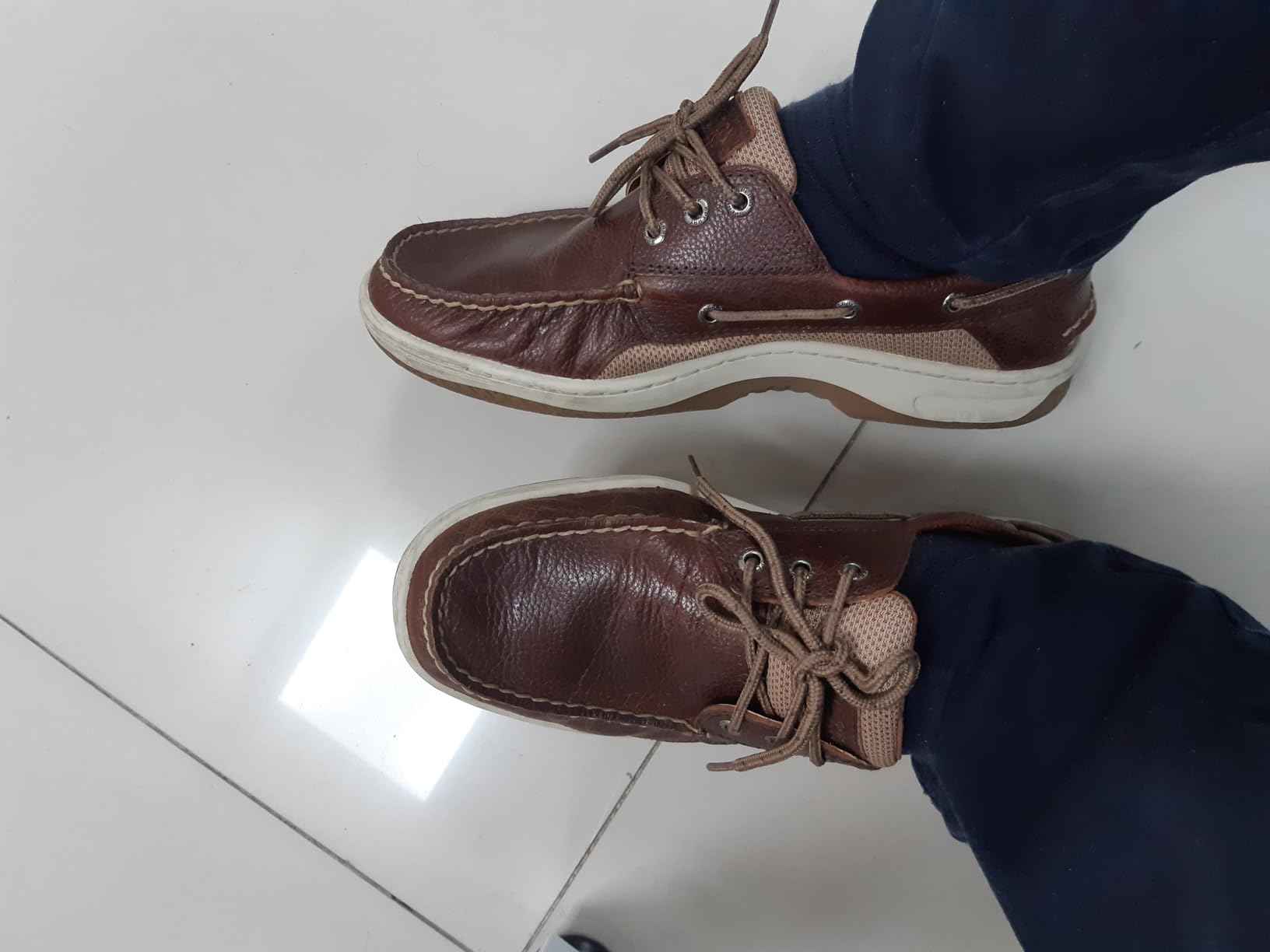 Sperry Men's Billfish™ 3-Eye Leather Boat Shoe customer photo 2