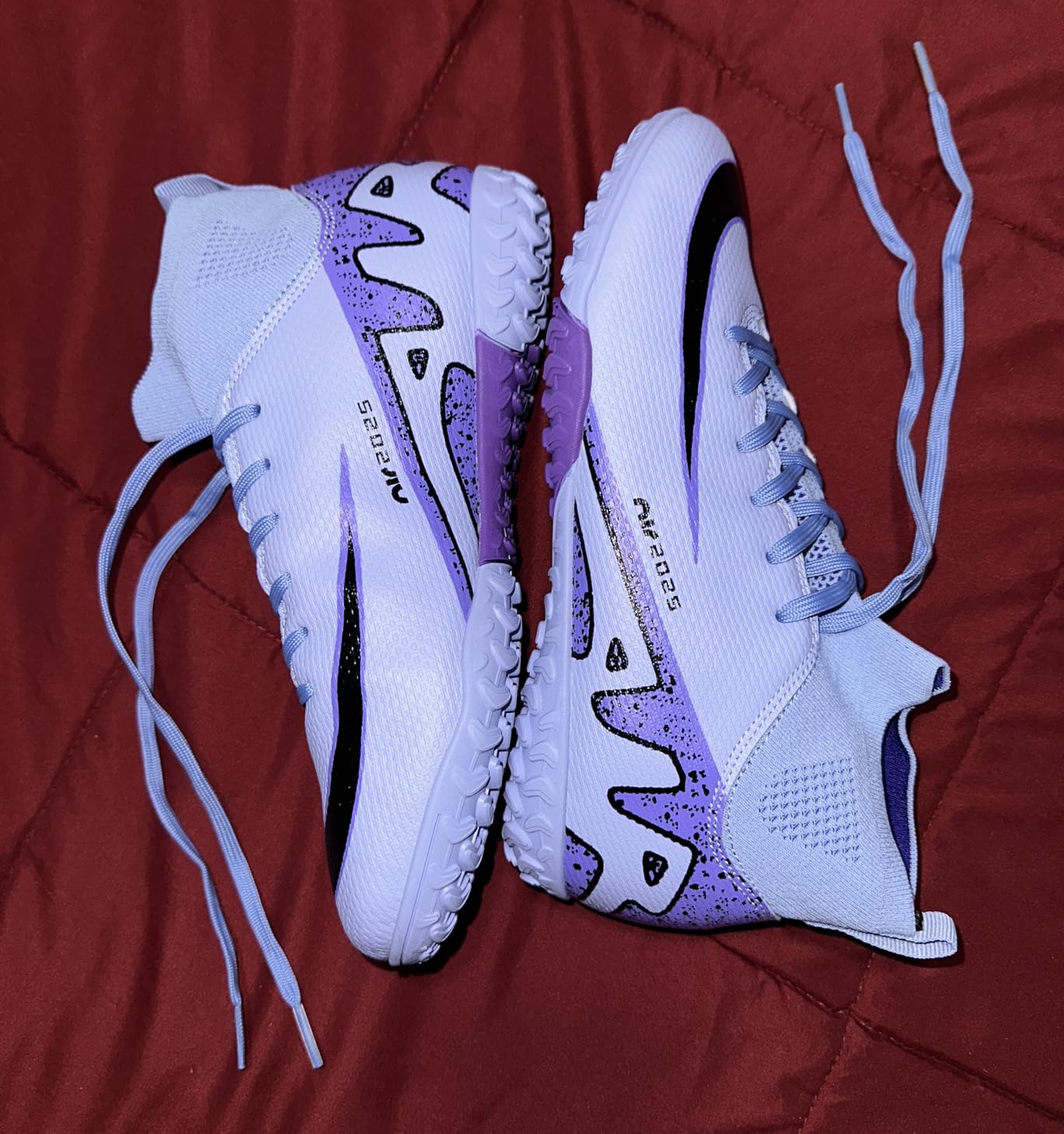 Soccer Cleats for Mens Womens Indoor Soccer Shoes Unisex Baseball Turf Shoes Youth Rugby Shoes Adult AG FG TF Football Boots Wide Training Sneaker customer photo 1