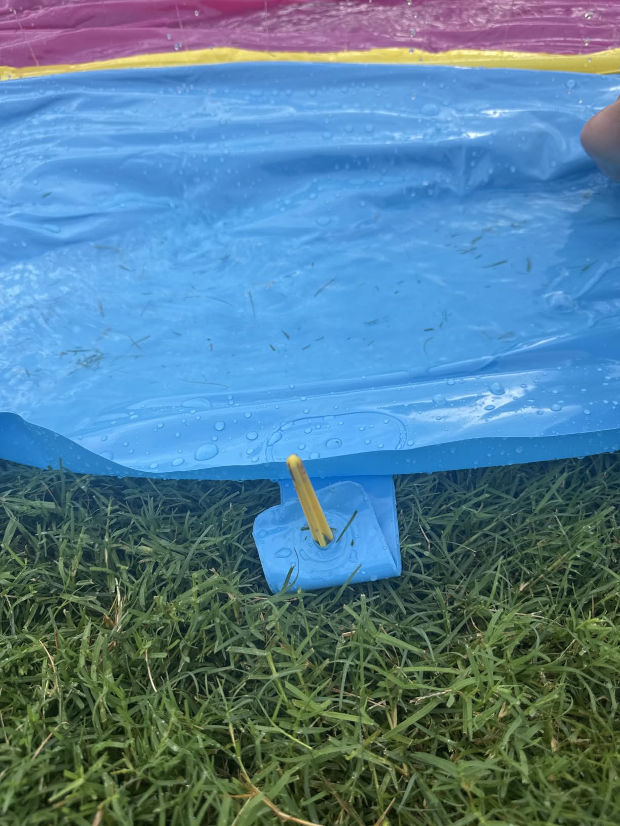 JOYIN 32.5FT Water Slide and 2 Inflatable Boards, Extra Long Heavy Duty Double Lawn Waterslide with Sprinkler for Kids Adults Backyard Summer Water Toy Outdoor Fun, Blue, Green customer photo 1