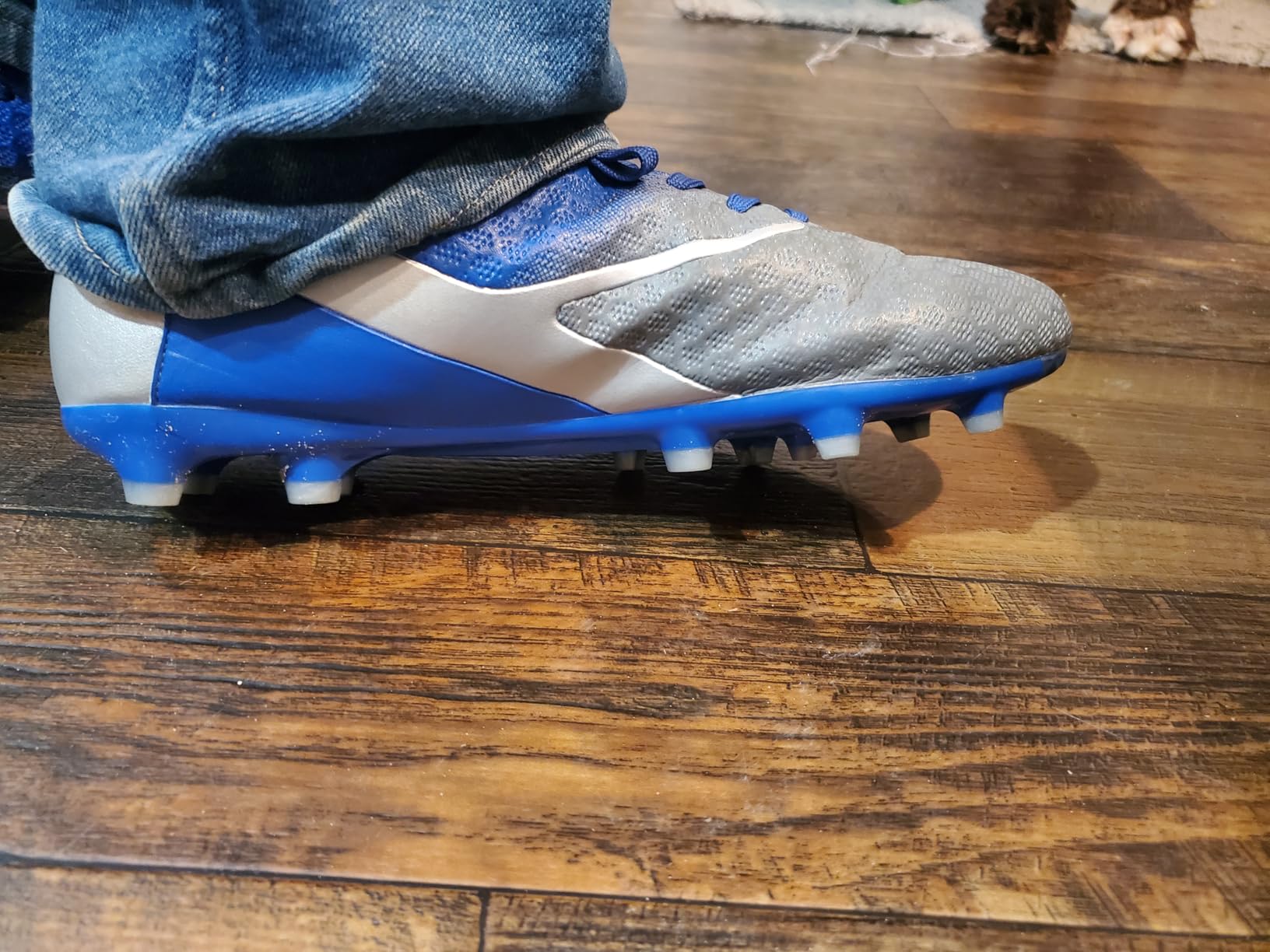 DREAM PAIRS Men's High Tops Lace Up Soccer Cleats customer photo 2