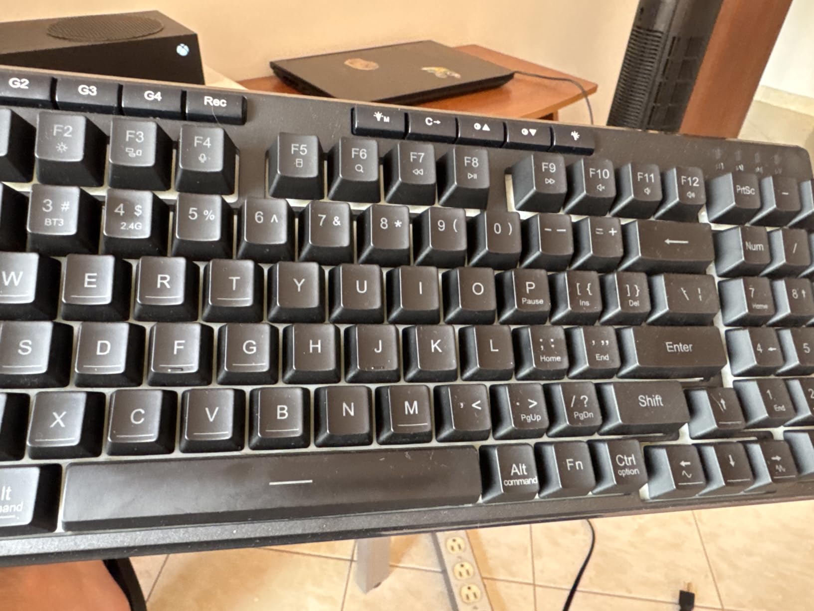 Redragon K517 Pro Wireless Gaming Keyboard, RGB Backlit, Tri-Mode BT/2.4GHz/USB-C, Mechanical Feel 94 Keys Computer Keyboard with 4 Macro Keys, Number Pad, 4000mAh Battery for Win/MAC customer photo 2