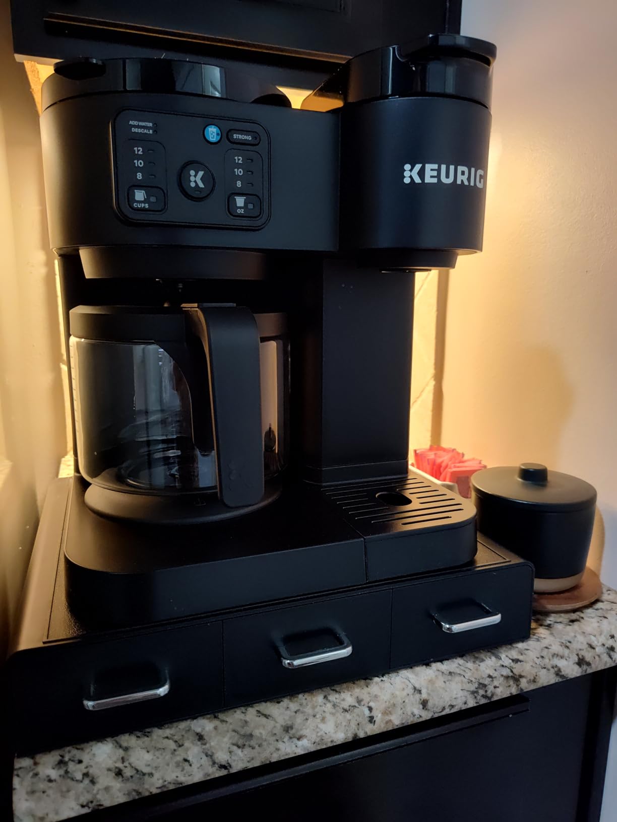 Keurig K-Duo Single Serve K-Cup Pod & Carafe Coffee Maker, Black customer photo 2