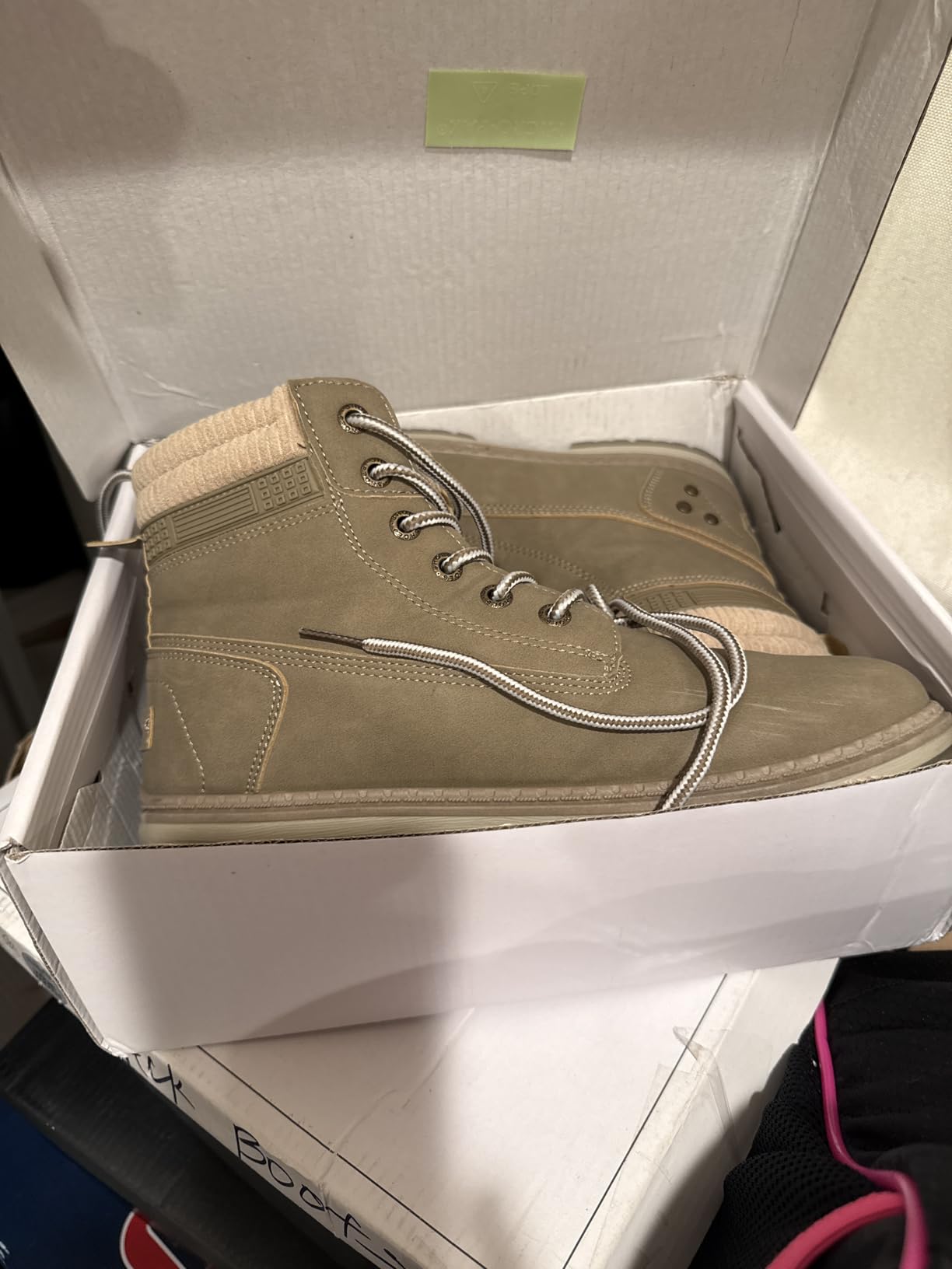 Athlefit Women's Lace-Up Work Hiking Combat Ankle Boots customer photo 1