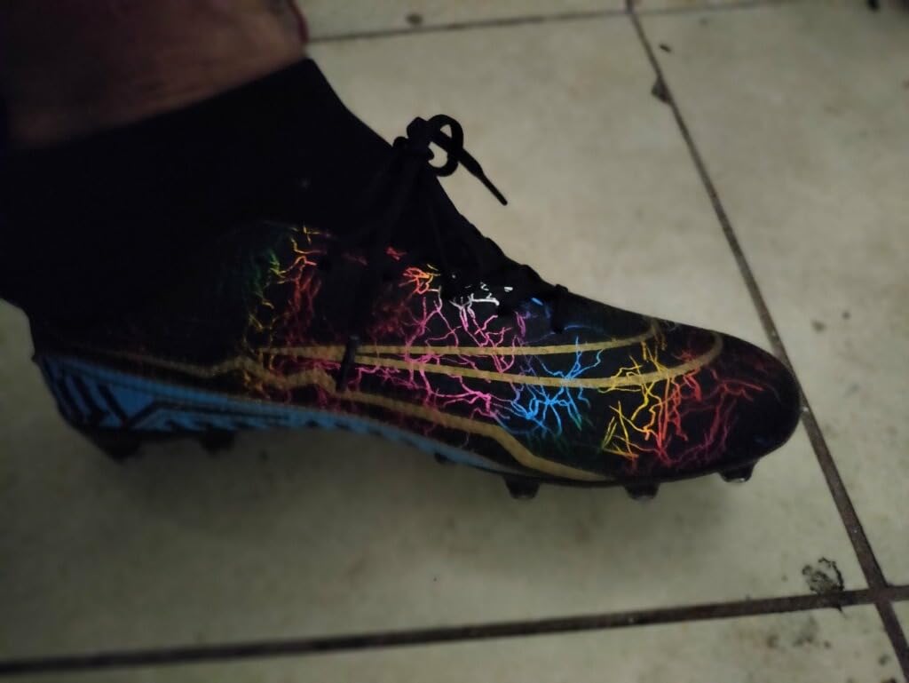 Soccer Cleats Mens High Tops Football Cleats Professional Athletic customer photo 2