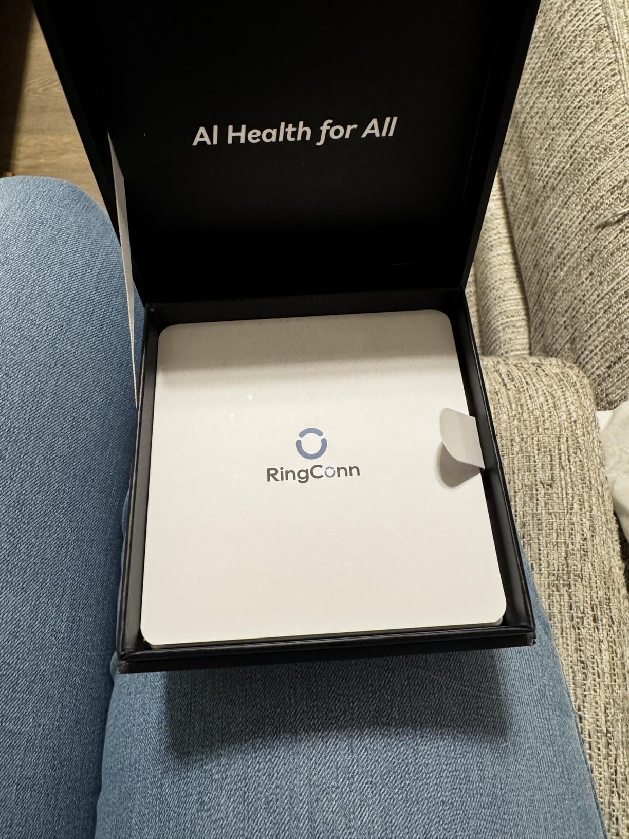 RingConn Gen 2 Air Ultra-Thin Smart Ring(Size 8, Dune Gold) customer photo 2