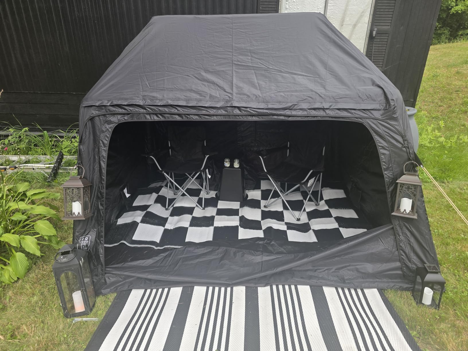 Inflatable Camping Tent 3-4 Person Easy Setup Waterproof customer photo 2