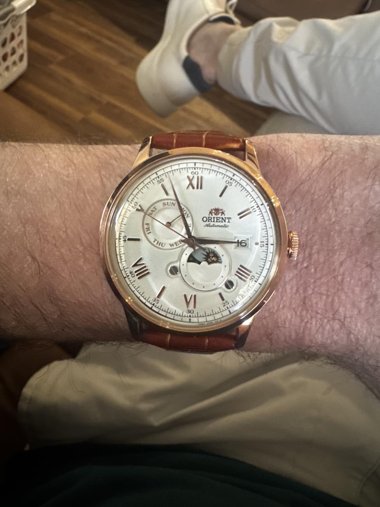 Orient Bambino Version 9 Stainless Steel Automatic Dress Watch with Weekly Calendar customer photo 1