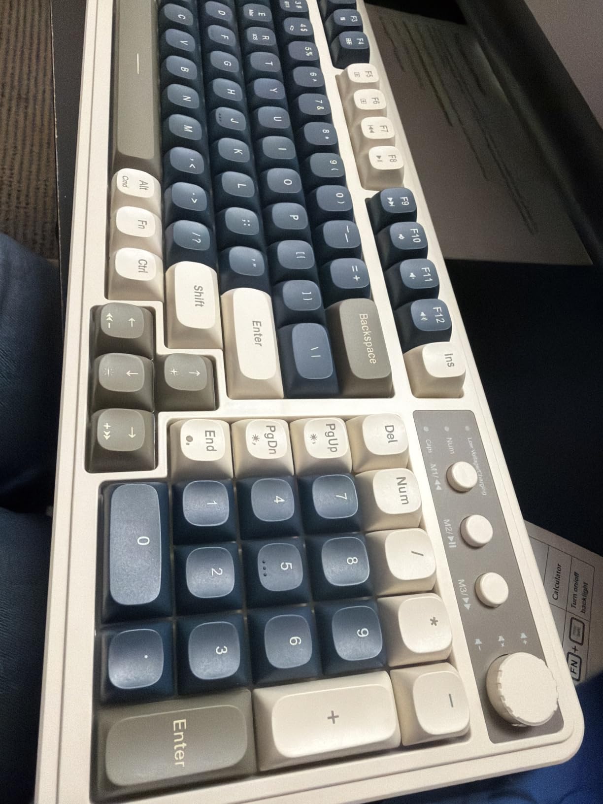AULA S99 Gaming Keyboard, Wireless Green Creamy Computer Keyboards customer photo 1