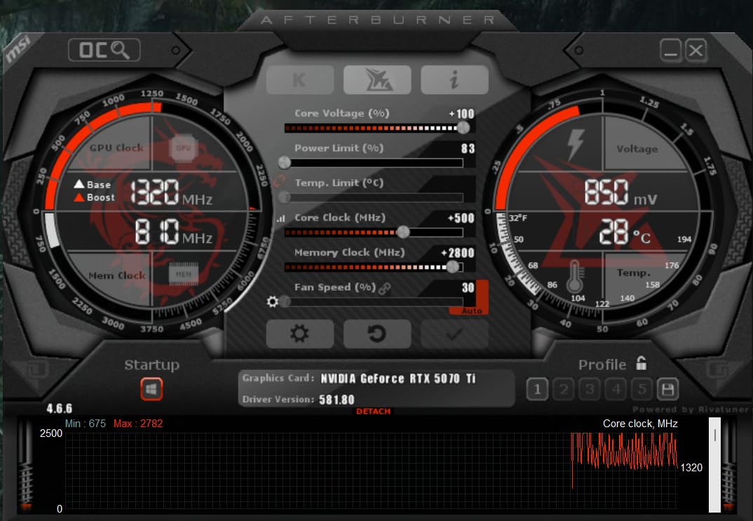 MSI GeForce RTX 5070 Ti 16G Shadow 3X OC — 16GB GDDR7 (28Gbps/256-bit), PCIe 5, Boost: 2482MHz, HDMI 2.1b, DisplayPort 2.1b customer photo 1