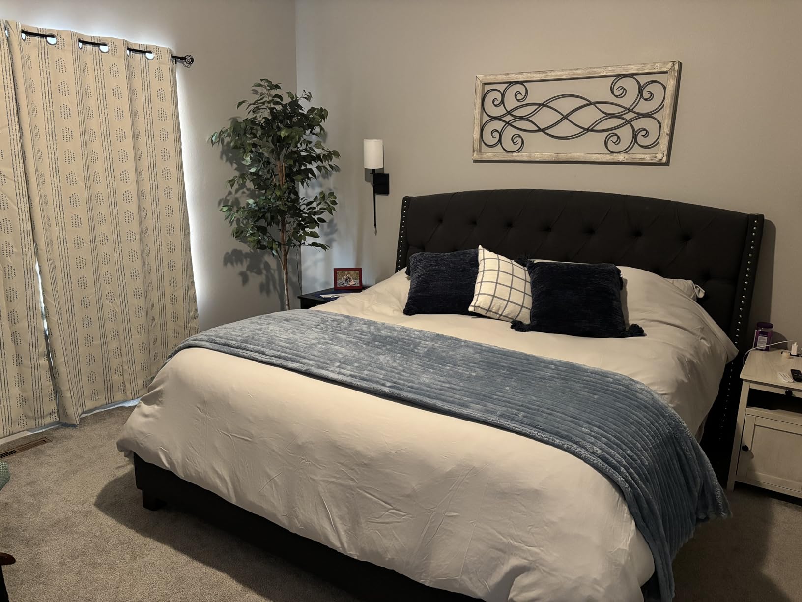 L LOVSOUL Goose Feather Down Fiber Comforter Queen,All Season Duvet Insert customer photo 2