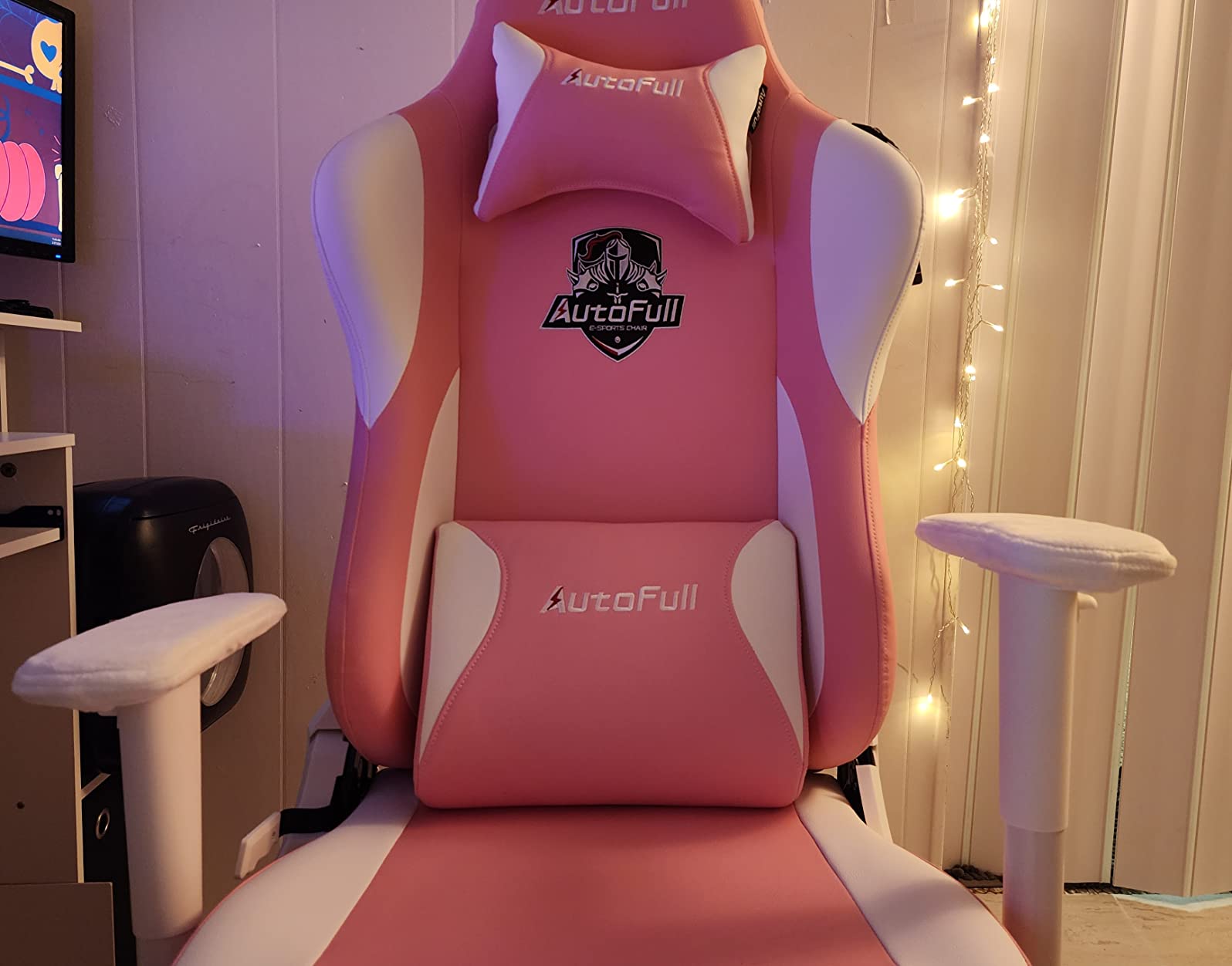 AutoFull G7 Gaming Chair - 3-Zone Lumbar, 22-Point Adjustment, Breathable Mesh, Custom Backplate, 720° Armrests, BIFMA Certified Ergonomic, 140° Recline, IGR Certified, Niko Endorsed - Purple customer photo 1