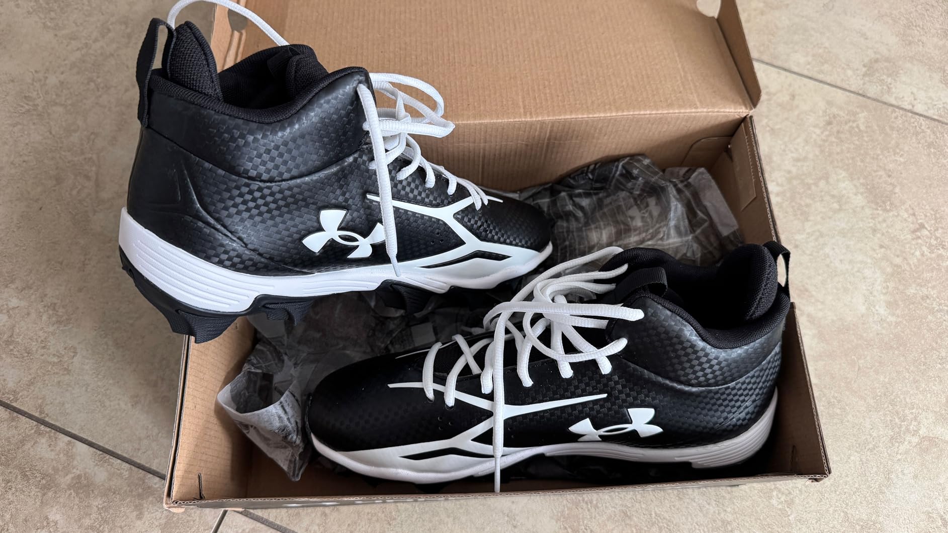 Under Armour Men's Spotlight Hammer Football Cleats customer photo 2