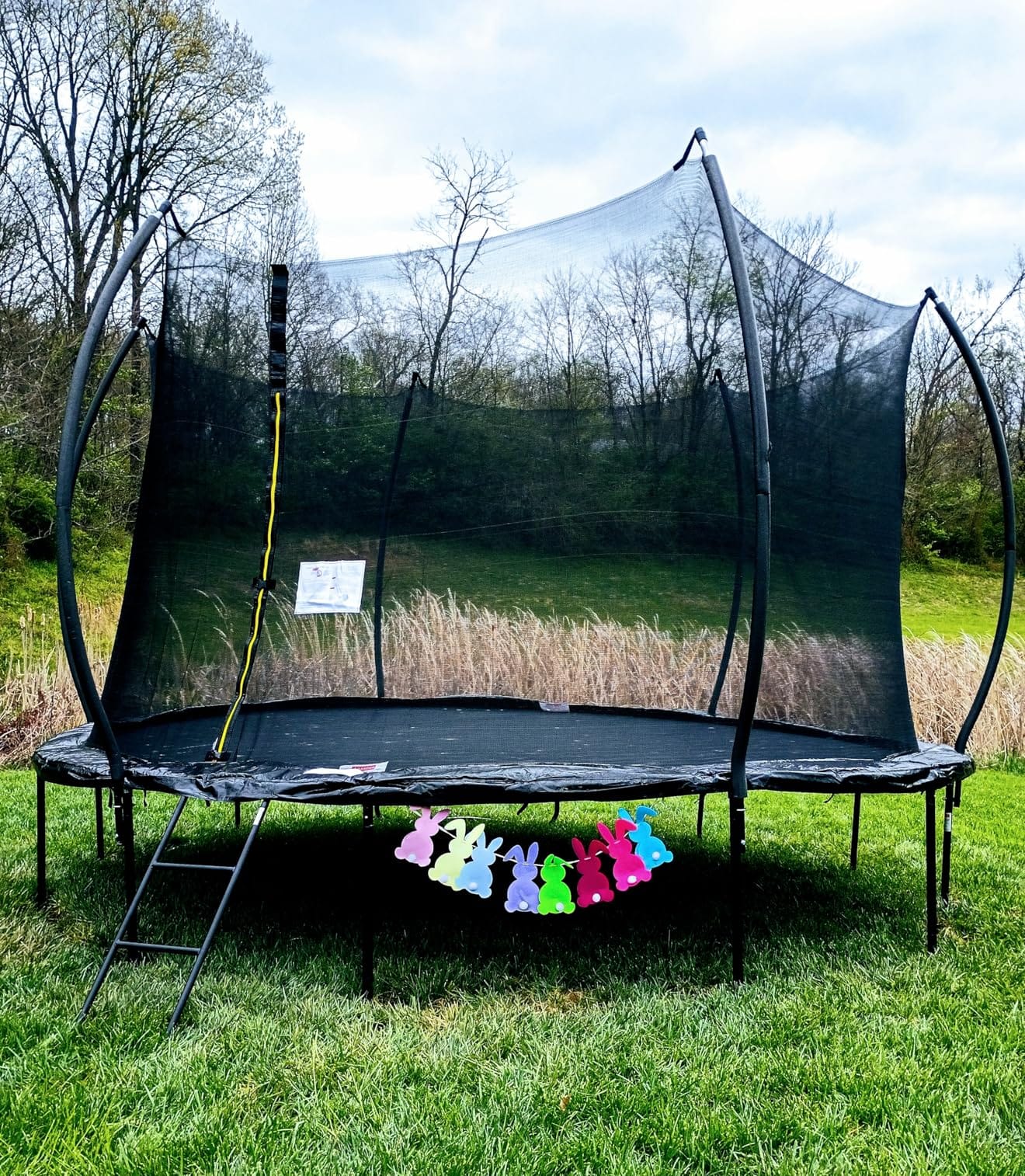ALTLER Trampoline 12FT 14FT Enclosure Net Outdoor Jump for Kids and Adults Round ASTM Approved Heavy-Duty Bounce Mat with Enhanced Weight Capacity customer photo 1