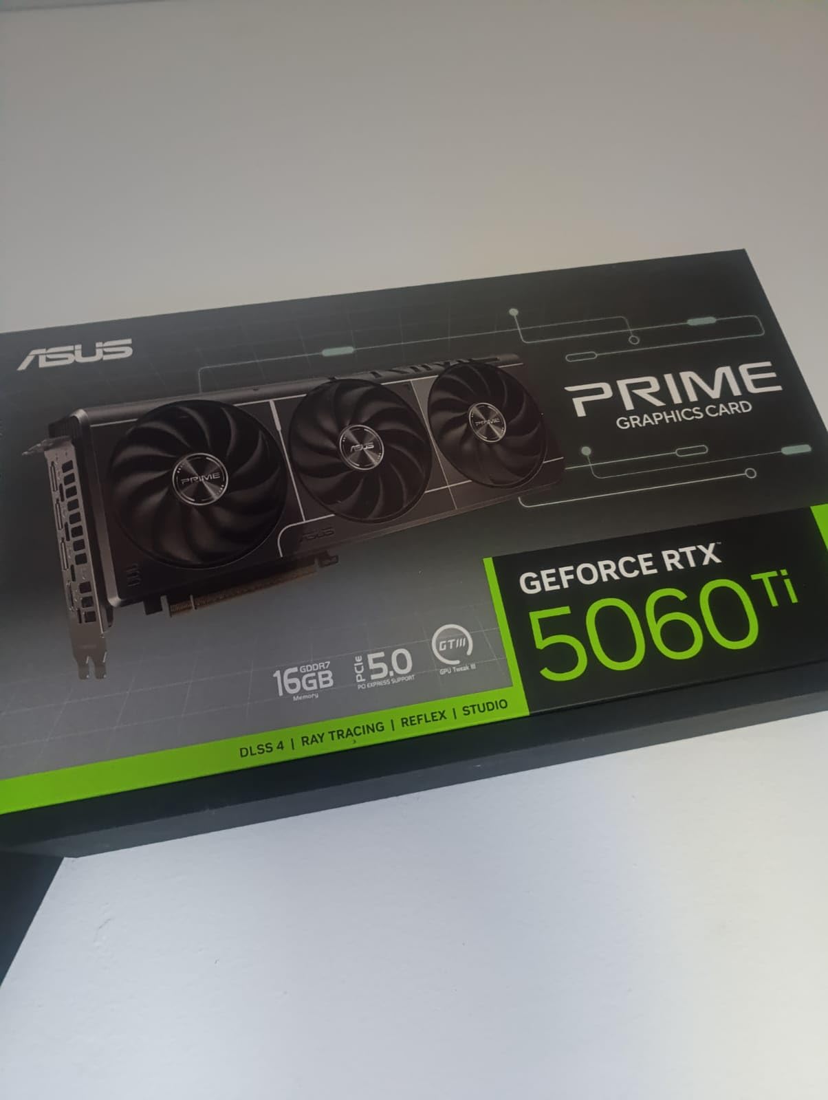 ASUS Prime GeForce RTX 5060 Ti 16GB GDDR7 Gaming Graphics Card customer photo 1