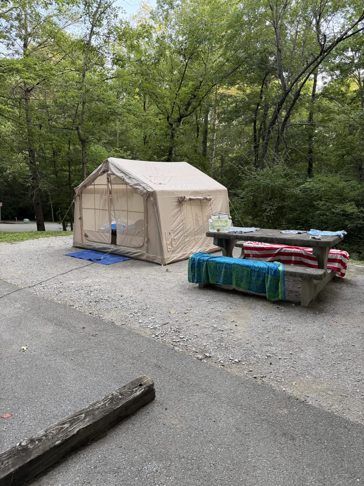 Inflatable Tents for Camping, Blow Up Tent with Stove Jack, Ytaoeo Hot Tent customer photo 2