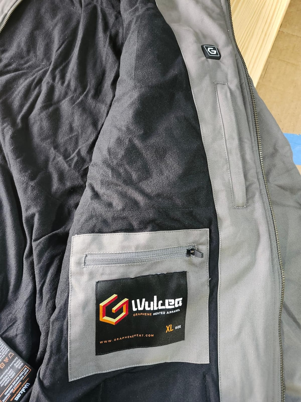Wulcea Graphene Heated Jacket For Men 12V 18400mAh Fast Charge Large Capacity Battery customer photo 2