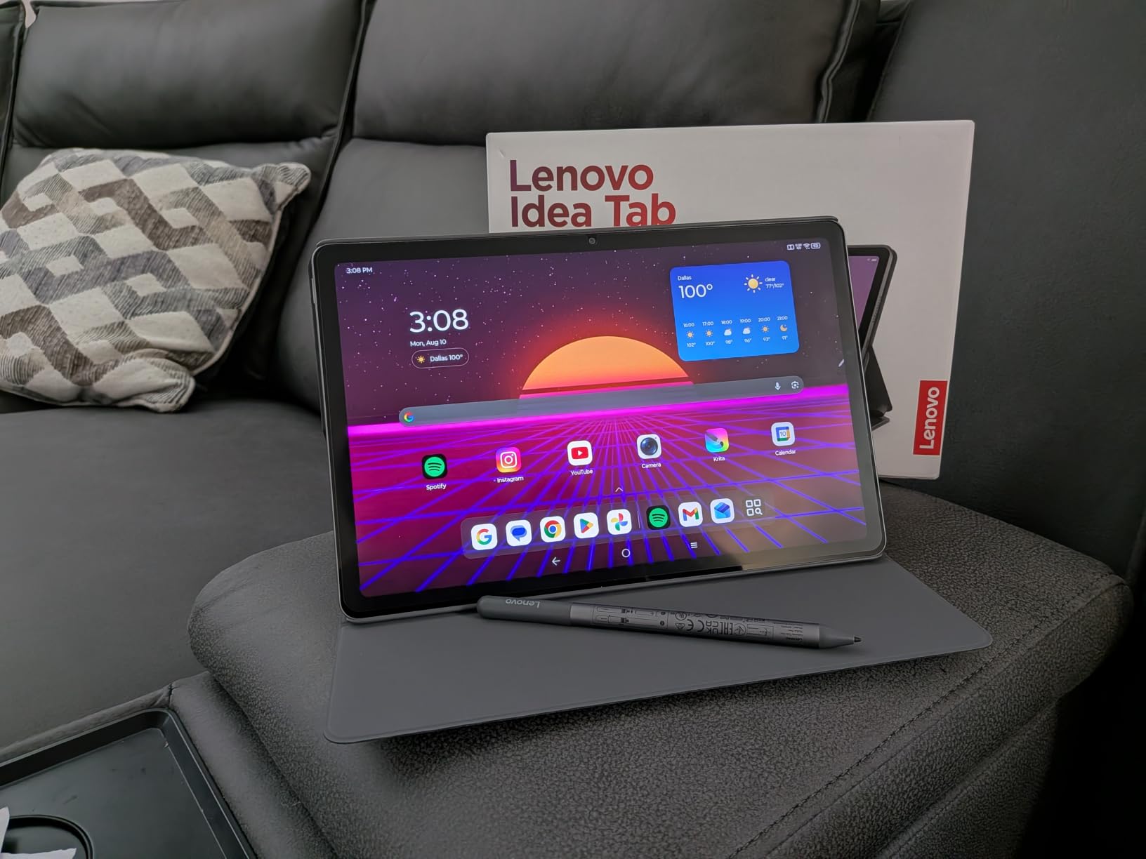 Lenovo Idea Tab - College Tablet - 11″ 2.5K IPS Touchscreen Display - 90Hz - MediaTek Dimensity 6300-8 GB Memory - 256 GB Storage - Integrated Arm Mali-G57 MC2 - Tab Pen and Folio Case customer photo 2