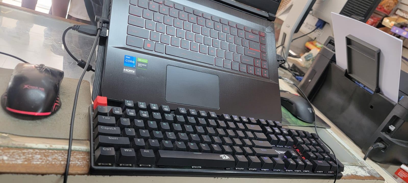 Redragon K671KS Wireless Mechanical Gaming Keyboard, Tri Mode BT/2.4G/USB-C Hot Swappable Custom Keyboard, RGB Backlit Computer Gaming Keyboards, PBT Keycaps, Programmable for PC/Tablet/MAC customer photo 2