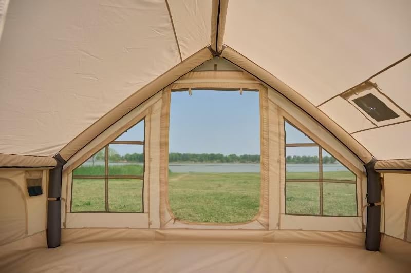 Inflatable Tent Camping Tent 6/8/10 Person|Blow Up Hot Tent w/Stove Jack customer photo 1