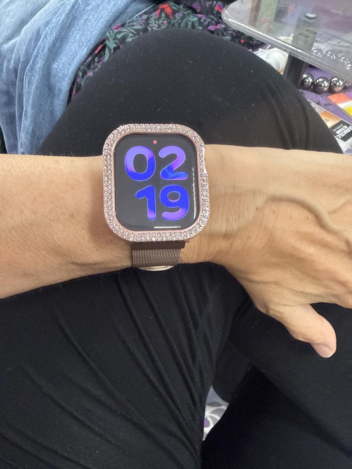 Apple Watch Series 11 [GPS 42mm] Smartwatch with Rose Gold Aluminum Case with Light Blush Sport Band - S/M. Sleep Score, Fitness Tracker, Health Monitoring, Always-On Display, Water Resistant customer photo 1