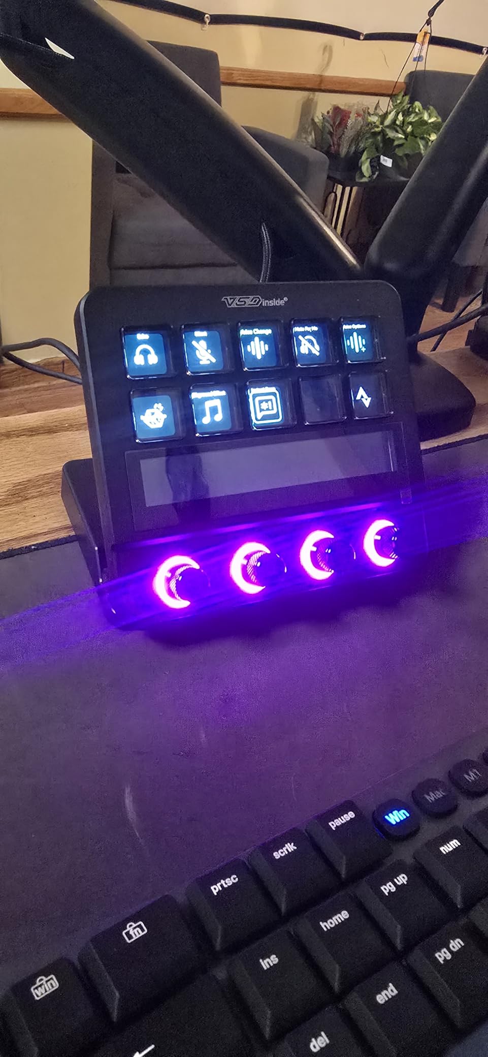 Macro Pad, Streaming Deck Stream Controller Soundboard Keypad, Programmable Keys USB Shortcut Keyboard for Gamer Streamer, Audio Mixer for OBS, YouTube, Office Desk Setup, PC, Mac customer photo 1