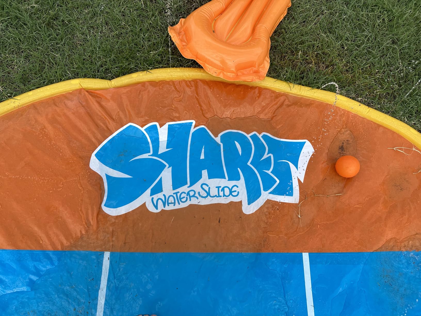 Spring Water Slip and Water Slide, 22ft *2 Lanes Slip Water Slides for Kids Backyards Ages 5-8 8-12 with Sprinkler and Inflatable Bodyboards, Summer Water Fun Toy for Outdoor Lawn Games Play customer photo 2