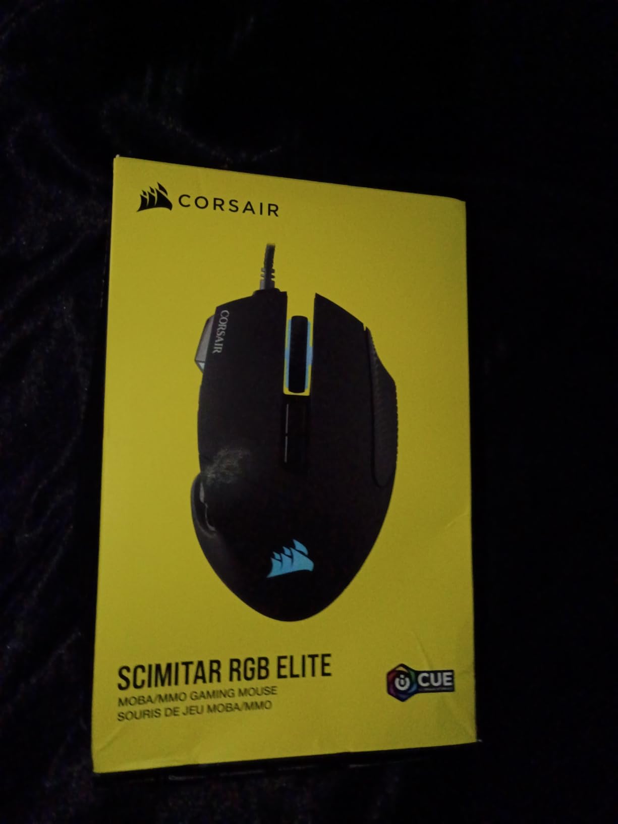 Corsair Scimitar RGB Elite Wired MOBA/MMO Gaming Mouse – 18,000 DPI – 17 Programmable Buttons – iCUE Compatible – PC, Mac, PS5, PS4, Xbox – Black customer photo 1