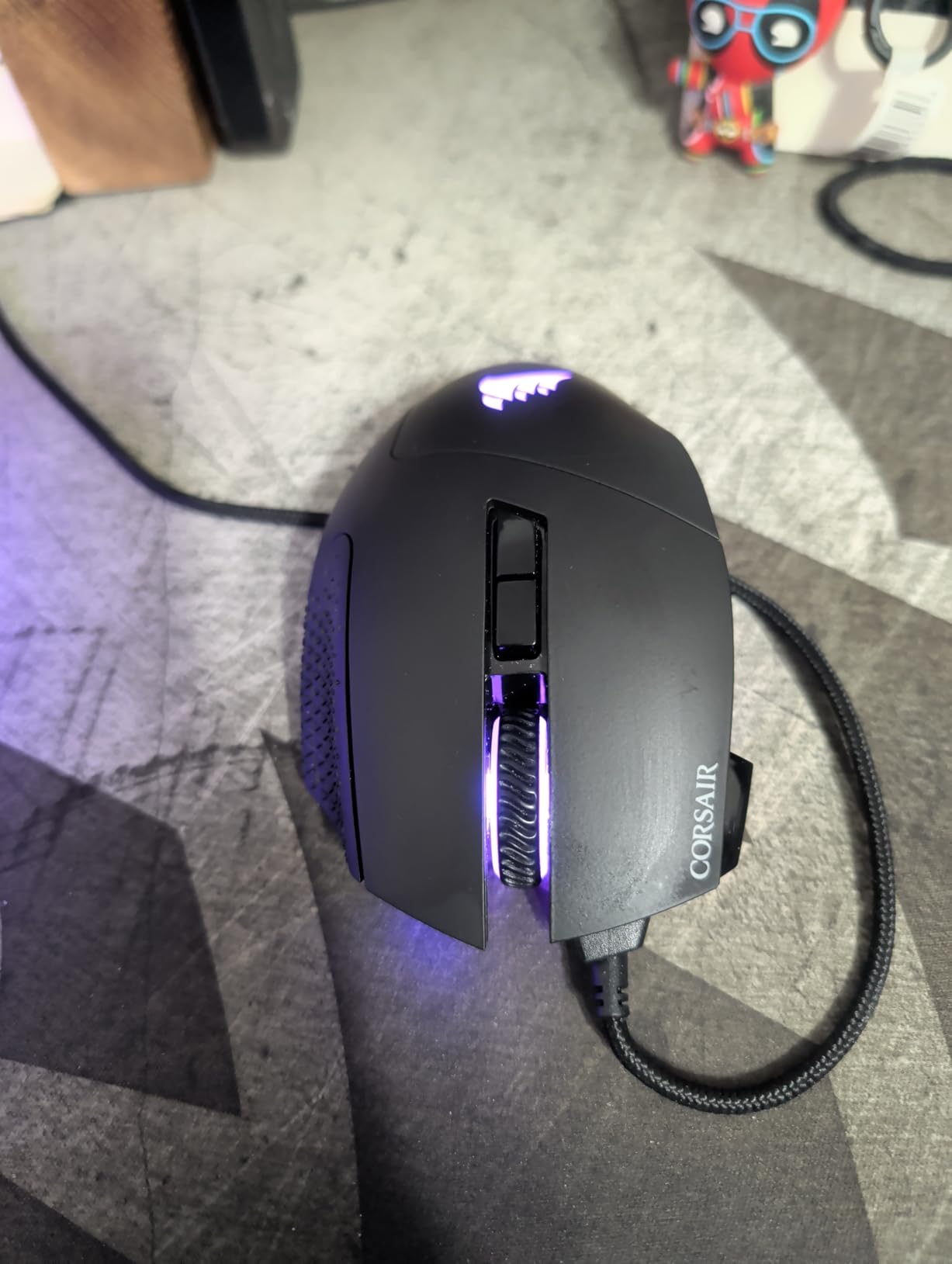 Corsair Scimitar RGB Elite Wired MOBA/MMO Gaming Mouse – 18,000 DPI – 17 Programmable Buttons – iCUE Compatible – PC, Mac, PS5, PS4, Xbox – Black customer photo 2