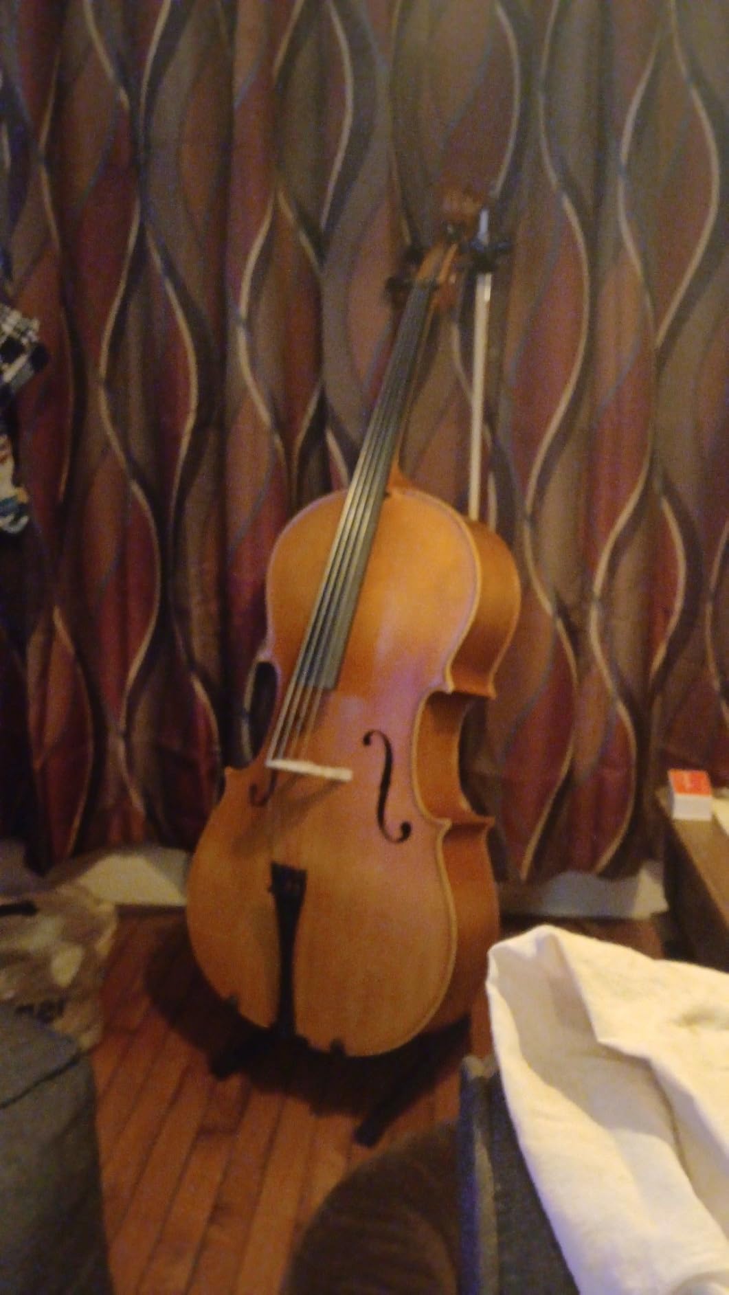 Ktaxon Full Size Cello, 4/4 Solid Wood Acoustic Cello customer photo 1