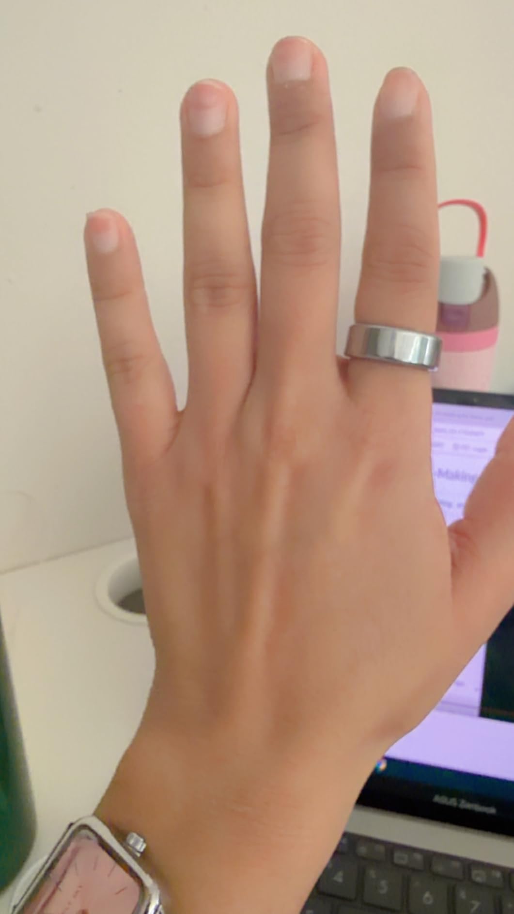 Smart Ring Fitness Tracker for Men & Women with Sleep, Heart Rate & SpO2 customer photo 2