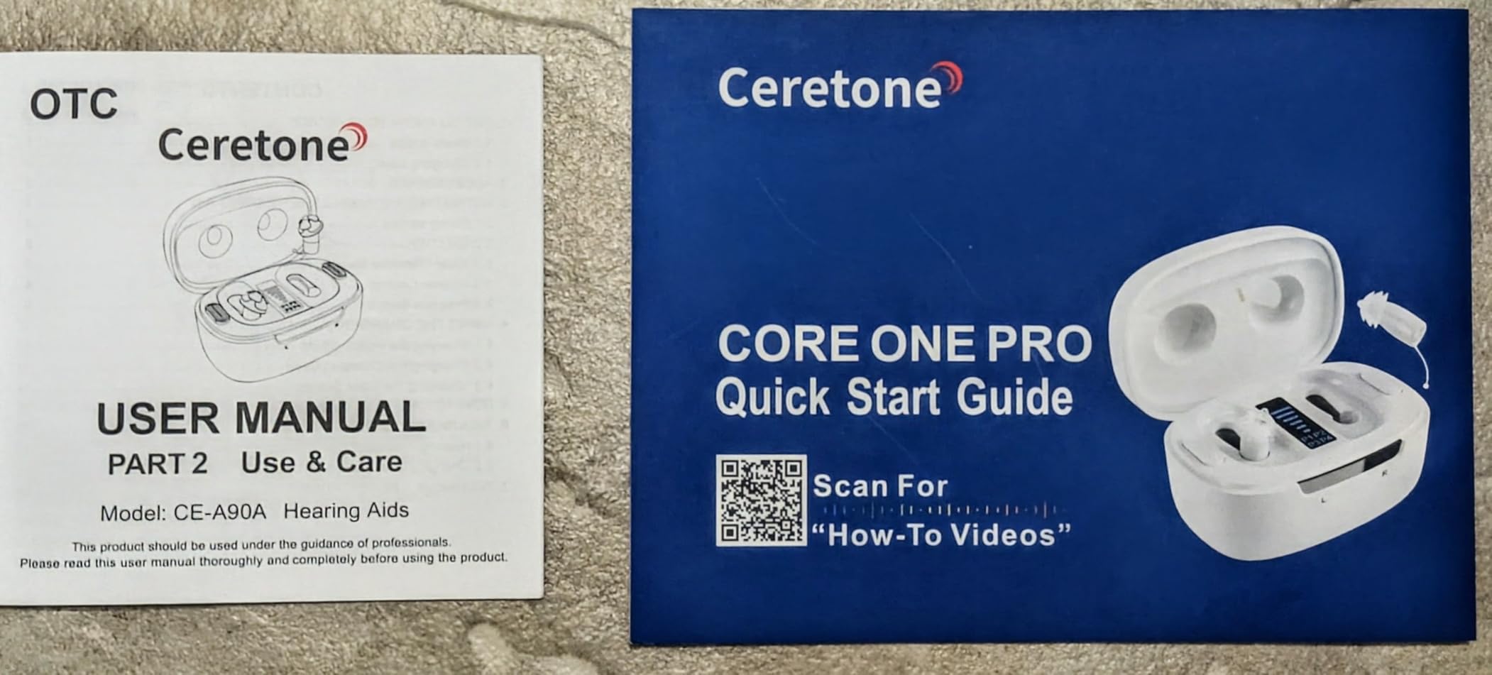 Ceretone Supermini OTC Hearing Aids for Seniors, Rechargeable, Invisible customer photo 1