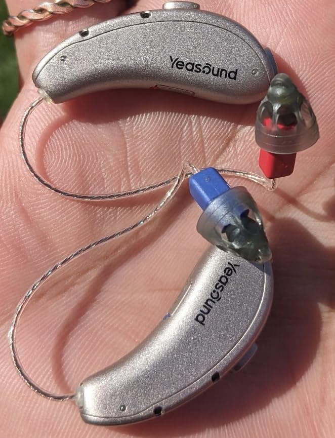 Yeasound RIC700 Hearing Aids, AI Powered Noise Reduction and Clearer Speech, Hearing Aids with Bluetooth Streaming for iOS, Up to 8000Hz Clear Audio, Easy App Control, Discreet & Comfort, IPX8 customer photo 2