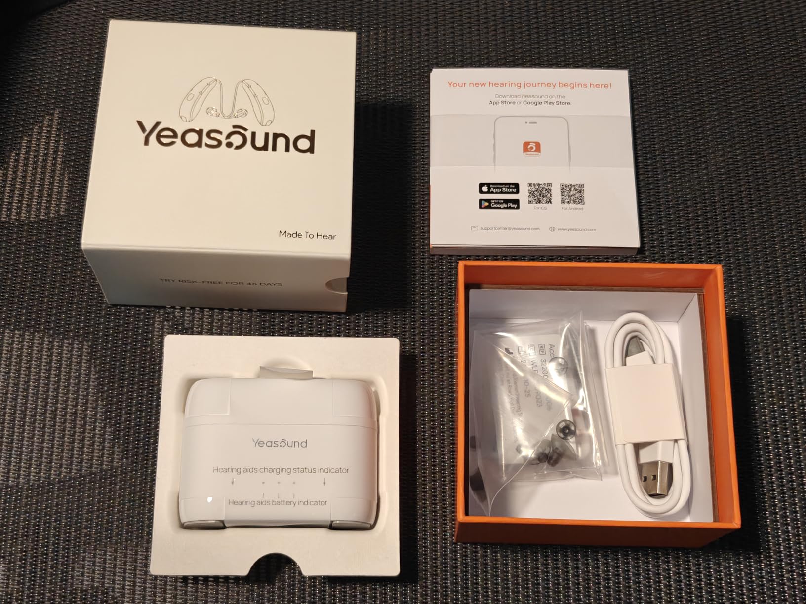 Yeasound RIC800 Hearing Aids, AI Powered Noise Reduction and Speech Enhancement Hearing aids with Bluetooth Calls & Music Enabled, Comfortable & Invisible, 92 Hours Long-Lasting and IPX8 Waterproof customer photo 2