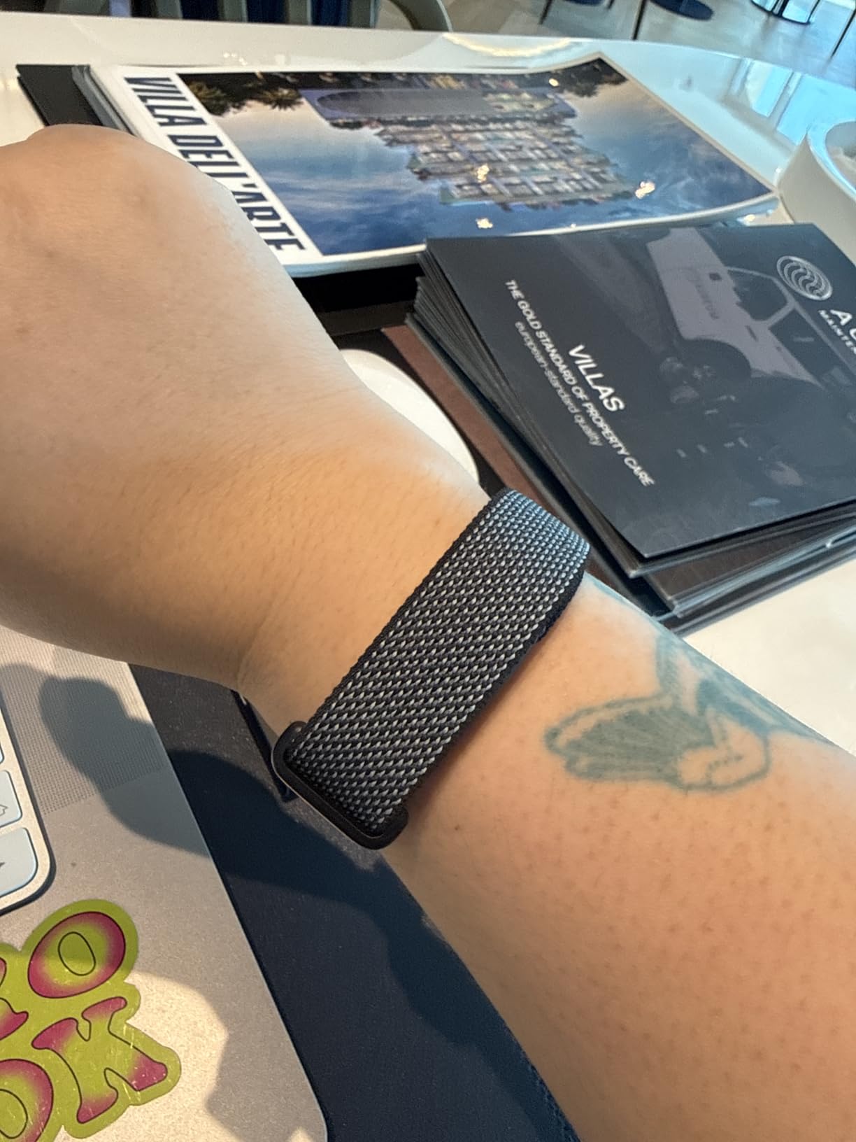 Fitbit Google Air - Screenless Activity Tracker - Berry customer photo 1