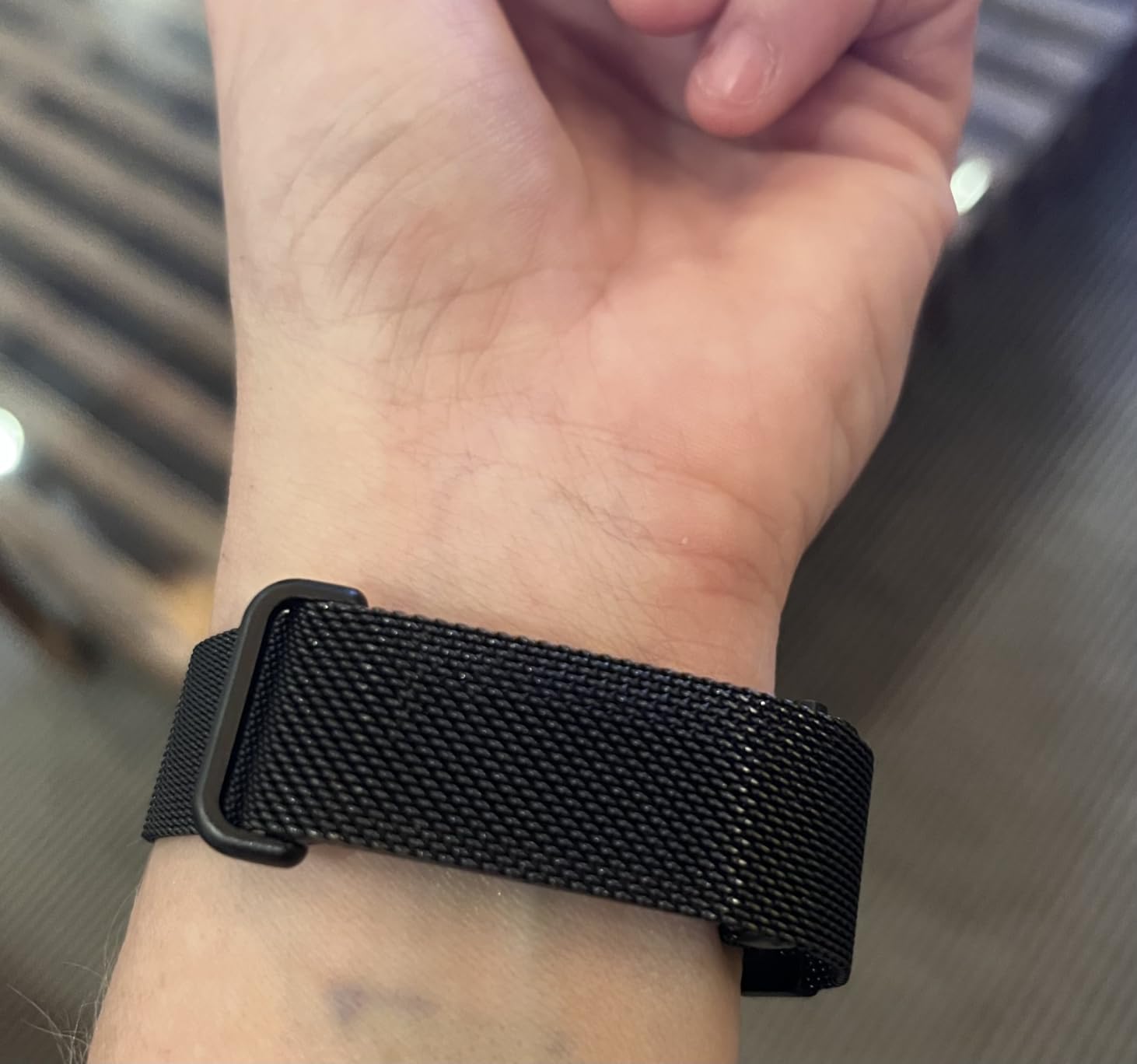 Fitbit Google Air - Screenless Activity Tracker - Berry customer photo 2