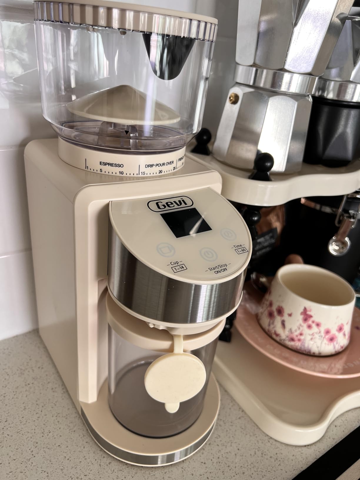 Gevi 20 Bar Espresso Machine with Conical Burr Anti-Static Coffee Grinder customer photo 1