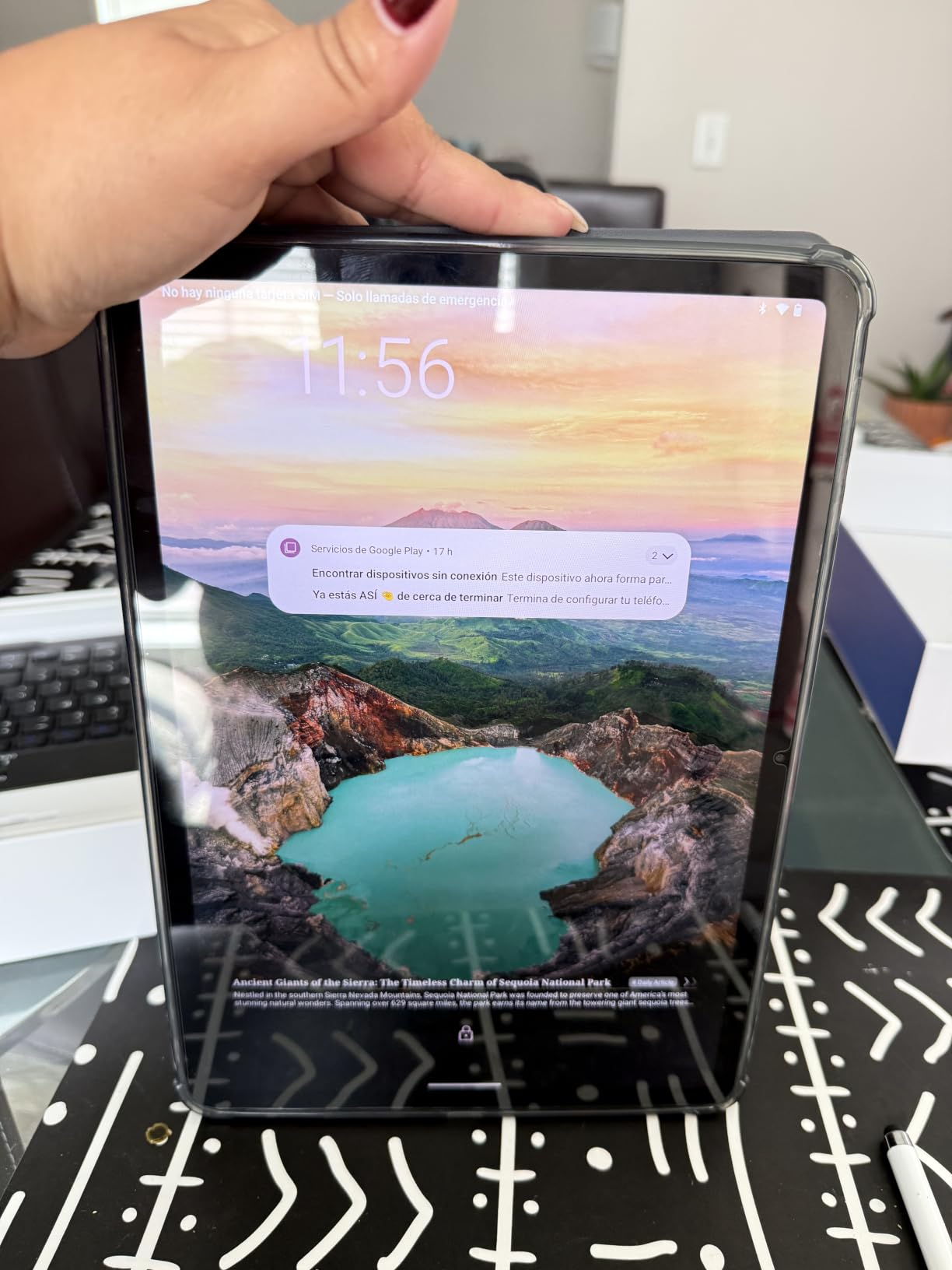 2026 Upgraded 12.2 inch Tablet, Android 16 Tablet with Keyboard, 2.5K QHD Display for High-Res Gaming/Art/Productivity, Up to 48GB+256GB+2TB TF,Octa-Core/10000mAh/Widevine L1/GMS/GPS/4-year Warranty customer photo 2